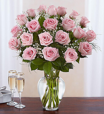 Ultimate Elegance&amp;trade; Long Stem Pink Roses